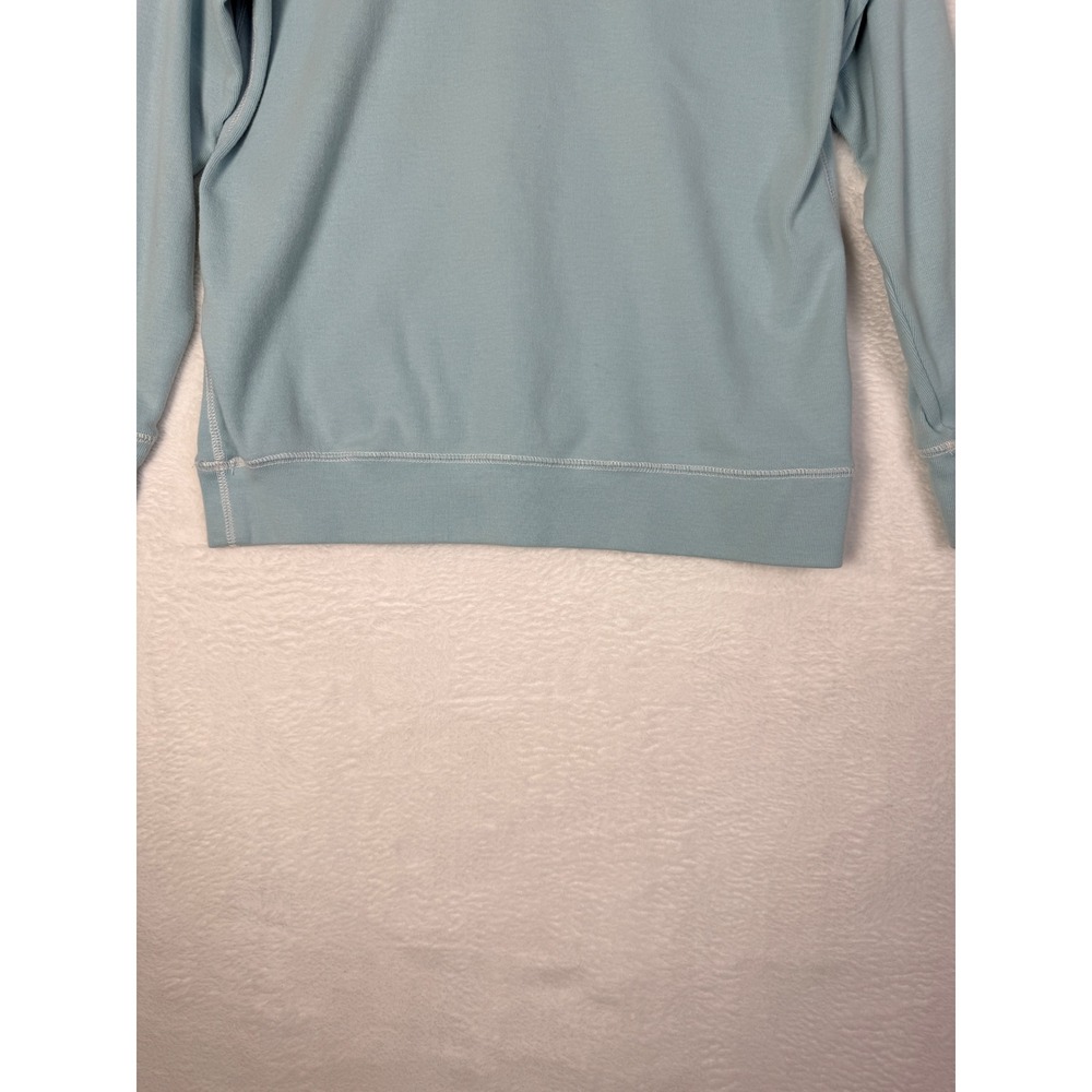 Eddie Bauer Crewneck Long Sleeve Light Blue Pullover Sweatshirt Top Size M - Picture 5 of 10